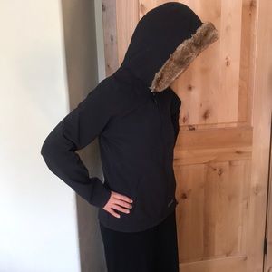 Ladies soft shell winter jacket